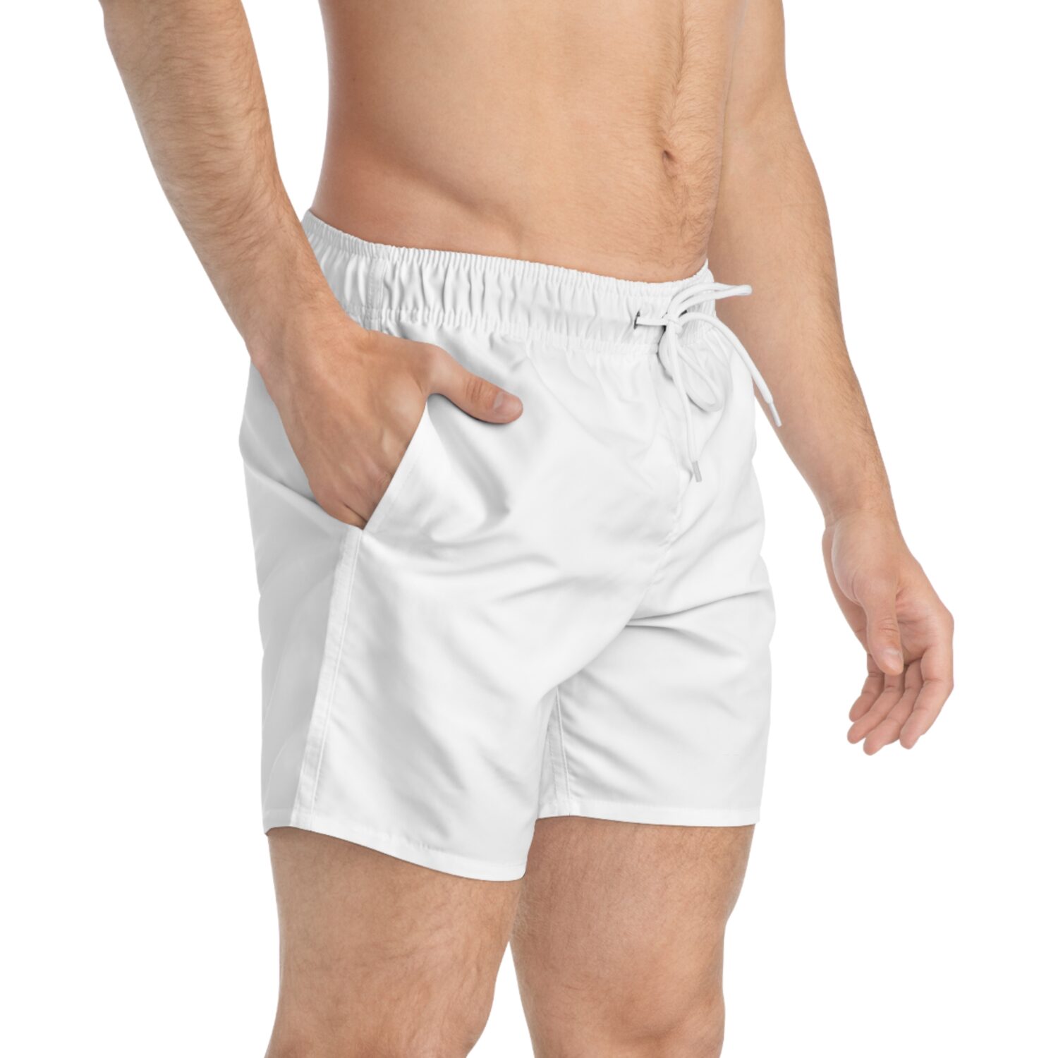 DOUBLESCOOP Swim Trunks | White - Image 4