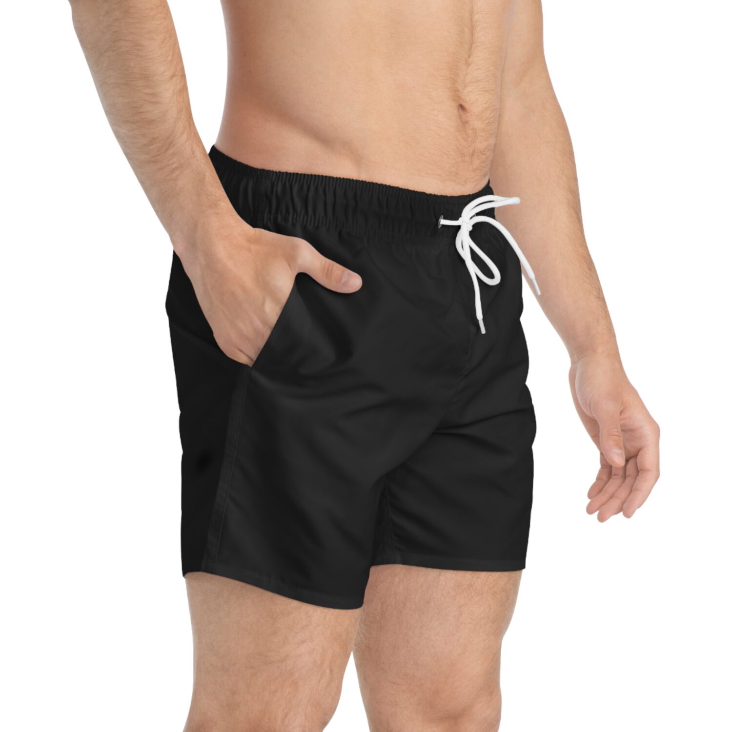 DOUBLESCOOP Swim Trunks | Black - Image 4